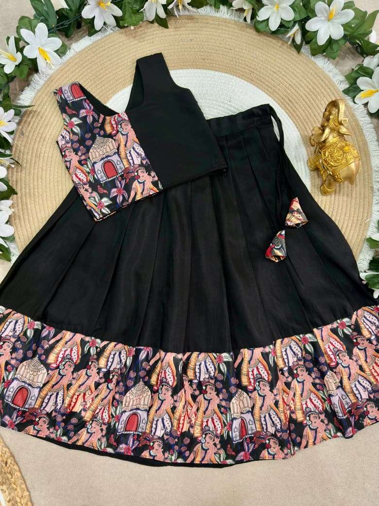 Ganesha Heritage Kids wear Premium Silk fabric Lehenga choli reseller in surat